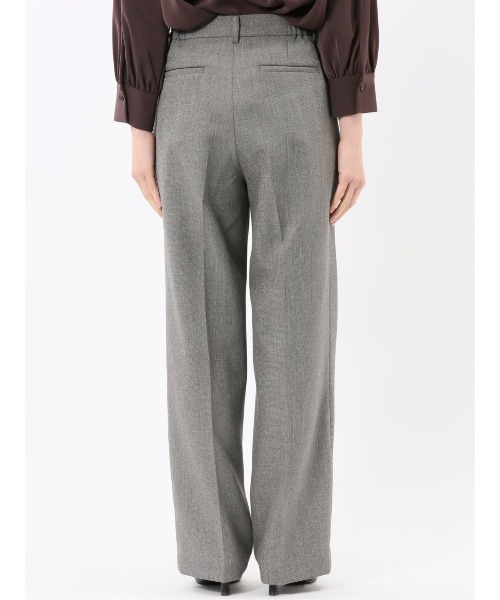 m.f.editorial（エムエフエディトリアル）の「【ストレッチ ウォッシャブル】タカキューレディース ノーカラージャケット＋セミワイドパンツ（スーツセット・レディース・ベージュ・SMALL/MEDIUM/LARGE/X-LARGE）」の13枚目の写真