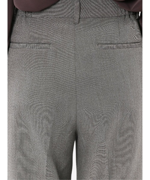 m.f.editorial（エムエフエディトリアル）の「【ストレッチ ウォッシャブル】タカキューレディース ノーカラージャケット＋セミワイドパンツ（スーツセット・レディース・ベージュ・SMALL/MEDIUM/LARGE/X-LARGE）」の15枚目の写真