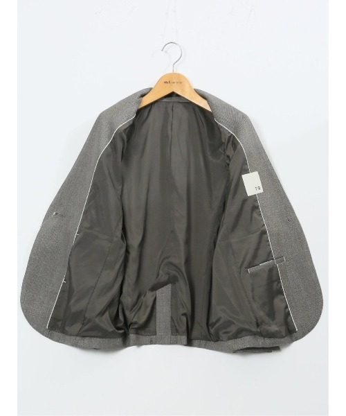 m.f.editorial(エムエフエディトリアル)の「【ストレッチ ウォッシャブル】タカキューレディース ノーカラー ジャケット + セミワイド パンツ ビジネス セットアップ スーツ(スーツセット・レディース・ベージュ・SMALL/MEDIUM/LARGE/X-LARGE)」の18枚目の写真
