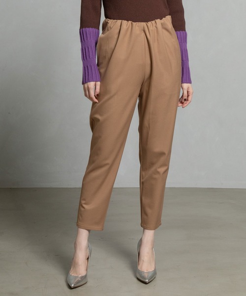 MARECHAL TERRE（マルシャルテル）の「ウォームテーパードパンツ（その他パンツ・レディース・ネイビー/チャコールグレー/ブラック/キャメル/ブラウン・MEDIUM/SMALL/LARGE）」の5枚目の写真