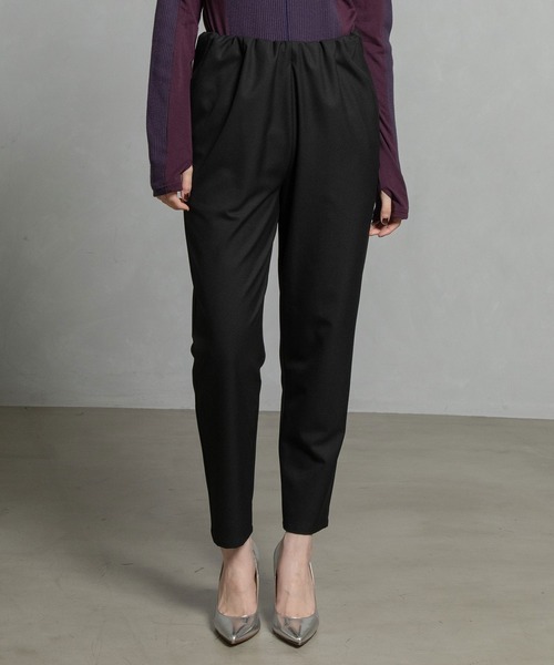 MARECHAL TERRE（マルシャルテル）の「ウォームテーパードパンツ（その他パンツ・レディース・ネイビー/チャコールグレー/ブラック/キャメル/ブラウン・MEDIUM/SMALL/LARGE）」の2枚目の写真