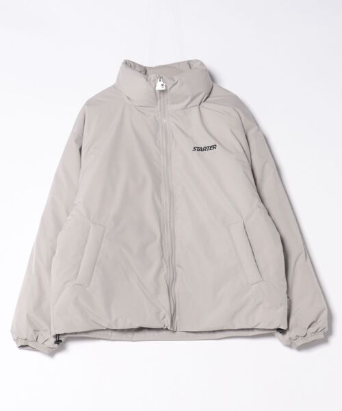 STARTER（スターター）の「【STARTER】ポリタスランファイバー中綿スタンドJKT ST-ST224（ダウンジャケット/コート・メンズ・グレー/チャコールグレー/ブラック・M/L/XL）」の3枚目の写真