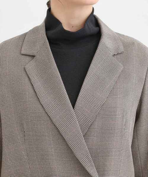 DRESKIP（ドレスキップ）の「【洗える/S-LL/セットアップ可】カジュアルからきれいめまで ダブルジャケット（テーラードジャケット・レディース・ブラウン系その他/ネイビー/グレー系1・03/04/01/02）」の18枚目の写真