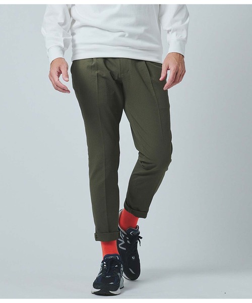 junhashimoto(ジュンハシモト)の「ONE TUCK EASY PANTS(スラックス・メンズ・カーキ・6)」の7枚目の写真