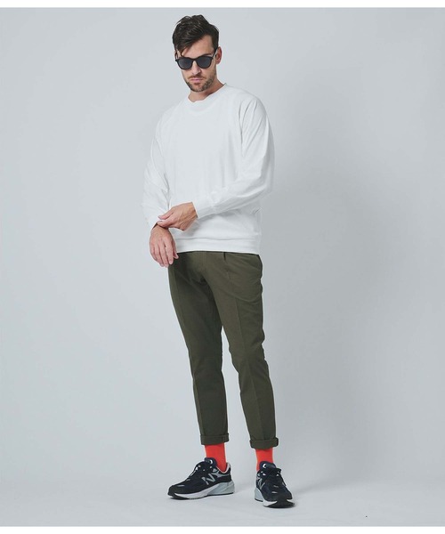 junhashimoto(ジュンハシモト)の「ONE TUCK EASY PANTS(スラックス・メンズ・カーキ・6)」の9枚目の写真