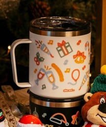 niko and...（ニコアンド）の「【2025Xmas】ホリデー蓋付きステンレスマグ/容量400ml（グラス/マグカップ/タンブラー）」