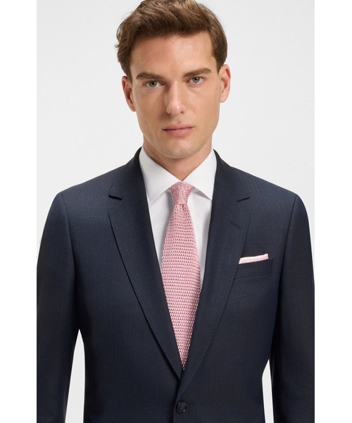 BOSS(ボス)の「BECKHAM x BOSS スリムフィットシャツ コットンポプリン(シャツ/ブラウス・メンズ・ライトブルー/ホワイト・38R/40R/43R/42R/41R/39R)」の3枚目の写真