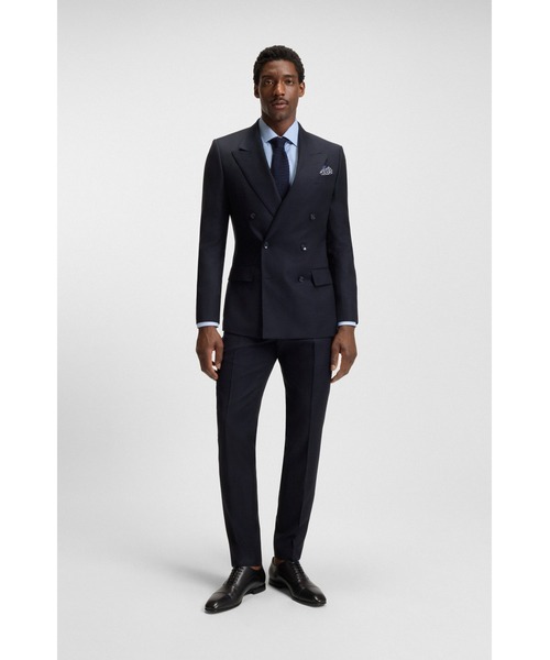 BOSS(ボス)の「BECKHAM x BOSS スリムフィットシャツ コットンポプリン(シャツ/ブラウス・メンズ・ライトブルー/ホワイト・38R/40R/43R/42R/41R/39R)」の11枚目の写真