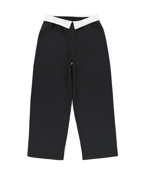 ALEXIA STAM（アリシアスタン）の「Wellness Turn-up Waist Warm Pants /裏起毛 ウエスト折返しパンツ（その他パンツ・レディース・グレー/ブラック・M/S）」の9枚目の写真