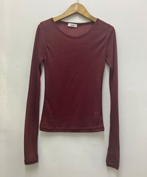シアー ロングスリーブTシャツ