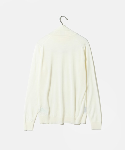 JOHN SMEDLEY(ジョンスメドレー)の「JOHN SMEDLEY CATKIN ジョンスメドレー キャトキン 長袖 タートルネック メリノウール ニット(ニット/セーター・レディース・ブラック/ネイビー系/チャコール/ホワイト系1/ベージュ系1・LARGE/MEDIUM/SMALL)」の9枚目の写真