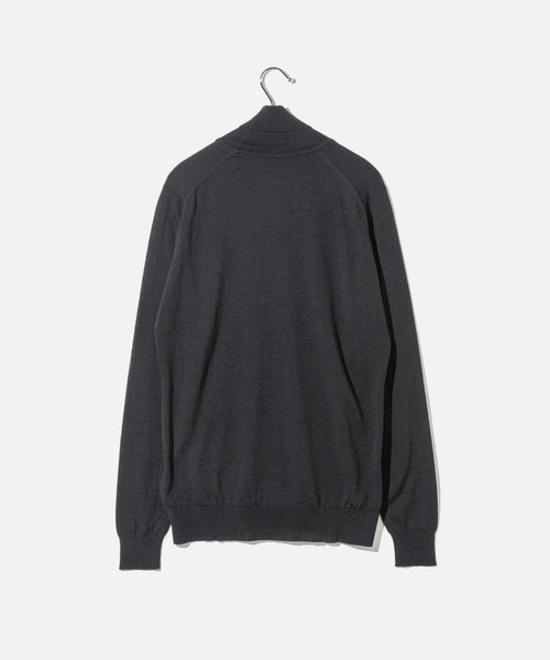 JOHN SMEDLEY(ジョンスメドレー)の「JOHN SMEDLEY CATKIN ジョンスメドレー キャトキン 長袖 タートルネック メリノウール ニット(ニット/セーター・レディース・ブラック/ネイビー系/チャコール/ホワイト系1/ベージュ系1・LARGE/MEDIUM/SMALL)」の10枚目の写真