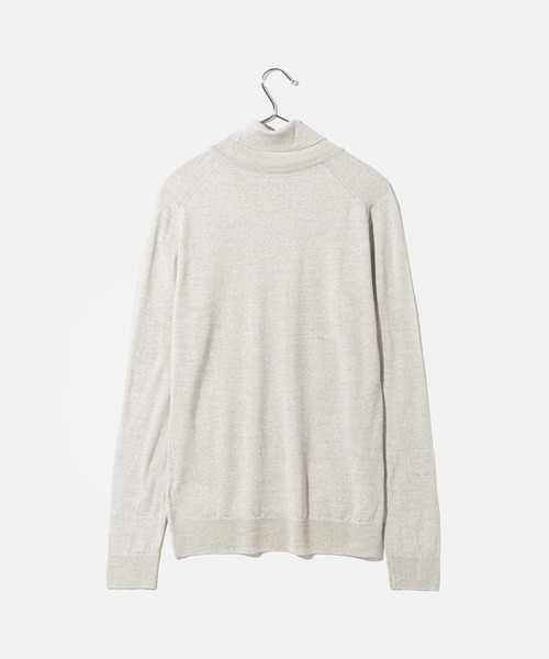JOHN SMEDLEY(ジョンスメドレー)の「JOHN SMEDLEY CATKIN ジョンスメドレー キャトキン 長袖 タートルネック メリノウール ニット(ニット/セーター・レディース・ブラック/ネイビー系/チャコール/ホワイト系1/ベージュ系1・LARGE/MEDIUM/SMALL)」の12枚目の写真
