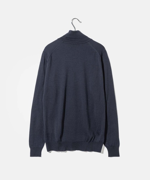 JOHN SMEDLEY(ジョンスメドレー)の「JOHN SMEDLEY CATKIN ジョンスメドレー キャトキン 長袖 タートルネック メリノウール ニット(ニット/セーター・レディース・ブラック/ネイビー系/チャコール/ホワイト系1/ベージュ系1・LARGE/MEDIUM/SMALL)」の13枚目の写真