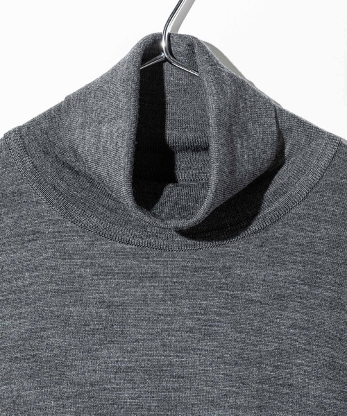 JOHN SMEDLEY(ジョンスメドレー)の「JOHN SMEDLEY CATKIN ジョンスメドレー キャトキン 長袖 タートルネック メリノウール ニット(ニット/セーター・レディース・ブラック/ネイビー系/チャコール/ホワイト系1/ベージュ系1・LARGE/MEDIUM/SMALL)」の16枚目の写真