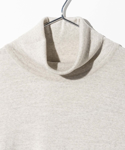 JOHN SMEDLEY(ジョンスメドレー)の「JOHN SMEDLEY CATKIN ジョンスメドレー キャトキン 長袖 タートルネック メリノウール ニット(ニット/セーター・レディース・ブラック/ネイビー系/チャコール/ホワイト系1/ベージュ系1・LARGE/MEDIUM/SMALL)」の17枚目の写真