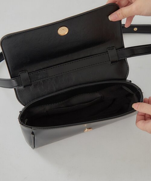 mystic(ミスティック)の「スクエアショルダーBAG(トートバッグ・レディース・ブラック/ブラウン・ONE SIZE)」の11枚目の写真