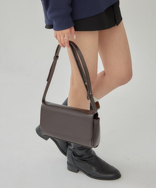 mystic(ミスティック)の「スクエアショルダーBAG(トートバッグ・レディース・ブラック/ブラウン・ONE SIZE)」の21枚目の写真