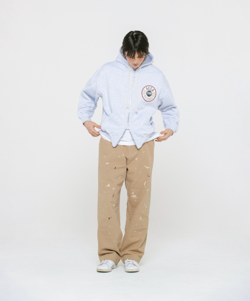 AECA(エイカ)の「SPLATER PAINTED BANDING CHINO PANTS-BEIGE(その他パンツ・メンズ・その他・MEDIUM/LARGE/SMALL)」の4枚目の写真