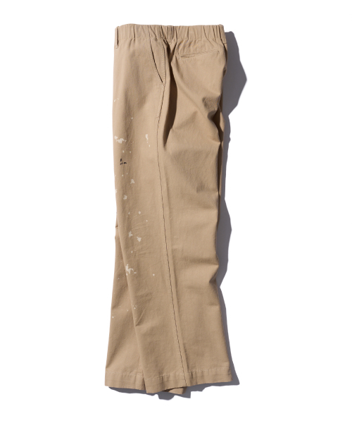 AECA(エイカ)の「SPLATER PAINTED BANDING CHINO PANTS-BEIGE(その他パンツ・メンズ・その他・MEDIUM/LARGE/SMALL)」の6枚目の写真