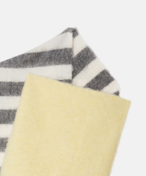 LE CIEL BLEU(ルシェルブルー)の「ブラッシュドモヘアストライプトスカーフ / Brushed Mohair Striped Scarf(ニット/セーター・レディース・ライトイエロー・36)」の12枚目の写真