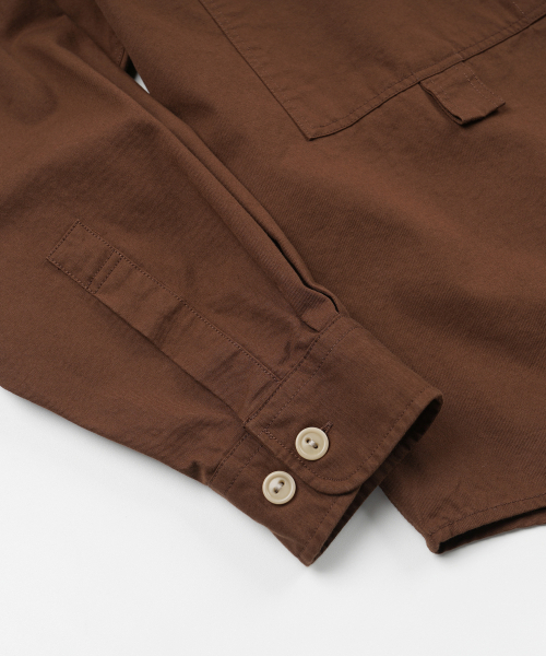 FRIZMWORKS(フリズムワークス)の「POCKET LOOP SHIRT _ BROWN(シャツ/ブラウス・メンズ・その他・LARGE/X-LARGE/SMALL/MEDIUM)」の6枚目の写真