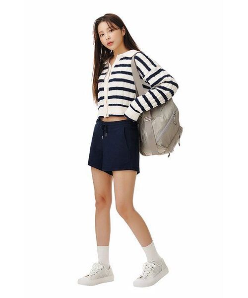 MUSINSA STANDARD WOMAN（ムシンサスタンダードウーマン）の「ウィメンズラウンジショーツ[ネイビー]（その他パンツ・レディース・その他・SMALL/MEDIUM/LARGE/X-SMALL）」の5枚目の写真
