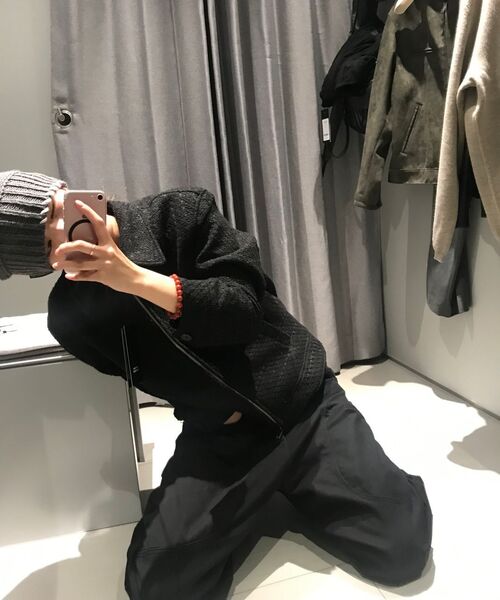 MUSINSA STANDARD（ムシンサスタンダード）の「ツイードミニマリストジャケット[ブラック]（ブルゾン・メンズ・その他・MEDIUM/LARGE/X-LARGE/XX-LARGE）」の7枚目の写真