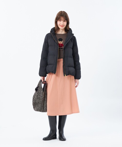 MACKINTOSH PHILOSOPHY(マッキントッシュ フィロソフィー)の「【Craik(クレイク)】ショートダウン(ダウンジャケット/コート・レディース・ダークネイビー/ベージュ系その他4・36/38/40)」の3枚目の写真