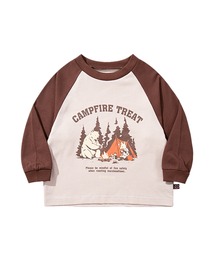 S'more（スモア）の「S'more/Campfire Treat Raglan L/S Tee キャンプファイヤートリートラグランロングスリーブTシャツ(KIDS)（Tシャツ/カットソー）」