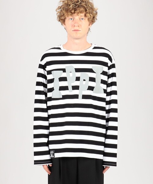 Public Possession（パブリックポゼッション）の「PUBLIC POSSESSION IPPI LONGSLEEVE（Tシャツ/カットソー・メンズ・ホワイト系その他・L/M）」の3枚目の写真