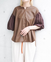 SWITCH BY ARCH（スイッチバイアーチ）の「【W】【it】【ARC】【SWITCH by ARCH】ストライプ ドビー バルーン スリーブ プルオーバー（シャツ/ブラウス）」