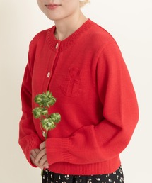 CHILD WOMAN | シルケットリリヤン いかりモチーフショートカーディガン(カーディガン/ボレロ)