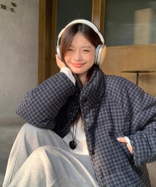 DEVICE（デバイス）の「チェック 中綿 ダウン アウター（ダウンジャケット/コート・レディース・その他1/その他2・FREE）」の15枚目の写真