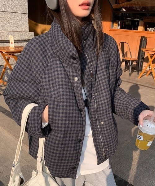 DEVICE（デバイス）の「チェック 中綿 ダウン アウター（ダウンジャケット/コート・レディース・その他1/その他2・FREE）」の17枚目の写真