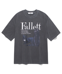 Fallett（ファレット）の「[22SS] Deux Nero Short Sleeve T-Shirt Pigment Charcoal（Tシャツ/カットソー・メンズ）」
