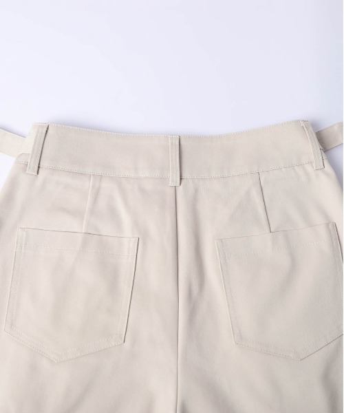 La-gemme(ラジェム)の「タック入りワイドストレートスラックス(スラックス・レディース・カーキ/ブラック/ベージュ・M/L)」の12枚目の写真