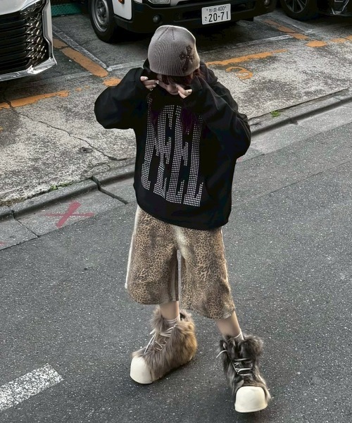 Never mind the XU（ネバーマインドザエックスユー）の「【Never mind the XU】cross beanie / 【ネバーマインド ザ エックスユー】クロスビーニー（ニットキャップ/ビーニー・メンズ・ホワイト/ベージュ/チャコール/ブラック/カーキ/グレー・ONE SIZE）」の14枚目の写真