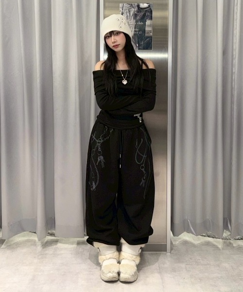 Never mind the XU（ネバーマインドザエックスユー）の「【Never mind the XU】cross beanie / 【ネバーマインド ザ エックスユー】クロスビーニー（ニットキャップ/ビーニー・メンズ・ホワイト/ベージュ/チャコール/ブラック/カーキ/グレー・ONE SIZE）」の22枚目の写真