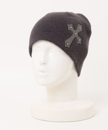 Never mind the XU（ネバーマインドザエックスユー）の「【Never mind the XU】cross beanie / 【ネバーマインド ザ エックスユー】クロスビーニー（ニットキャップ/ビーニー）」