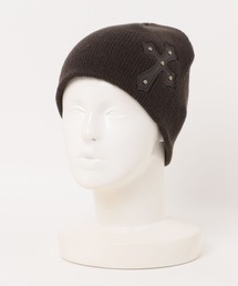 Never mind the XU（ネバーマインドザエックスユー）の「【Never mind the XU】cross beanie / 【ネバーマインド ザ エックスユー】クロスビーニー（ニットキャップ/ビーニー）」