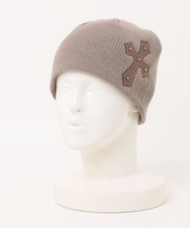 Never mind the XU（ネバーマインドザエックスユー）の「【Never mind the XU】cross beanie / 【ネバーマインド ザ エックスユー】クロスビーニー（ニットキャップ/ビーニー）」