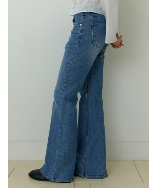 RE_L(リエル)の「Ra boots-cut denim pants (blue)(その他パンツ・レディース・その他・MEDIUM/SMALL)」の4枚目の写真