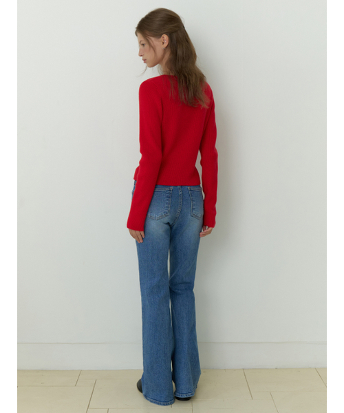 RE_L(リエル)の「Ra boots-cut denim pants (blue)(その他パンツ・レディース・その他・MEDIUM/SMALL)」の6枚目の写真