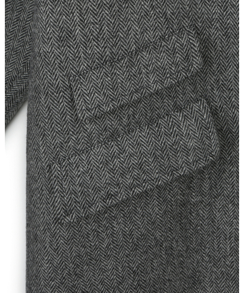 BESLOW(ビースロー)の「OVERSIZED HERRINGBONE ALPACA BALMACAAN COAT GREY HERRINGBONE(チェスターコート・メンズ・その他・SMALL/MEDIUM/LARGE/X-LARGE/X-SMALL)」の11枚目の写真