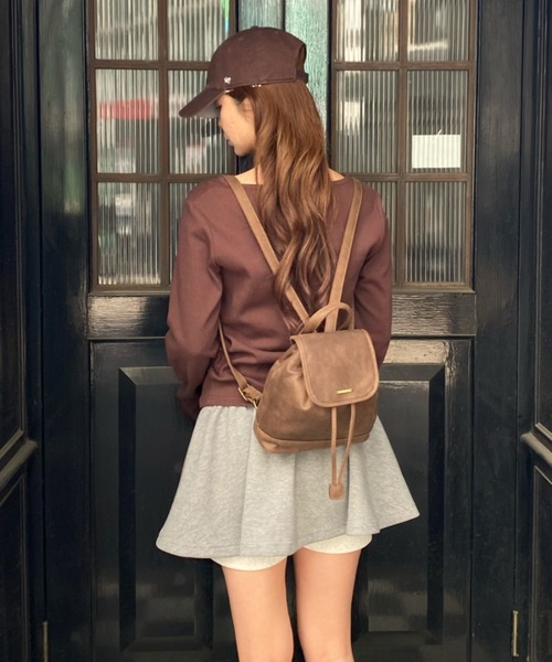 RAY CASSIN(レイカズン)の「チビリュック(バックパック/リュック・レディース・ブラウン系その他2/ブラック系その他2/ベージュ系その他2・FREE)」の17枚目の写真