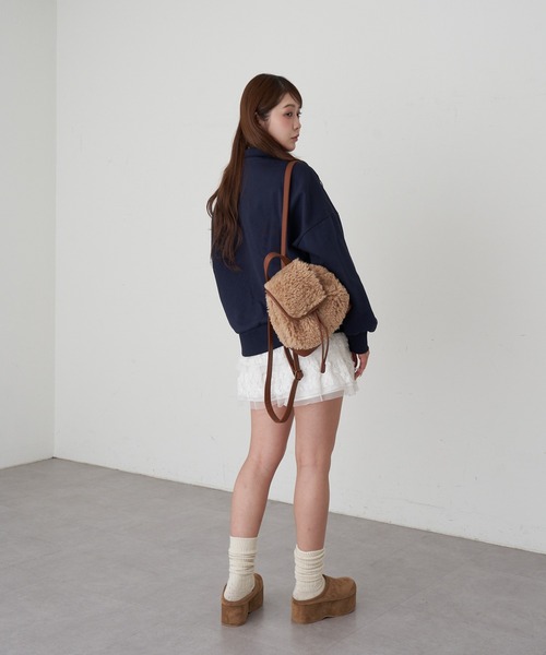 RAY CASSIN(レイカズン)の「チビリュック(バックパック/リュック・レディース・ブラウン系その他2/ブラック系その他2/ベージュ系その他2・FREE)」の19枚目の写真