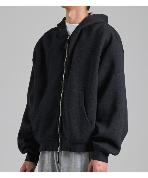 BUTTON SEOUL(ボタンソウル)の「ツーウェイコットンフードジップアップ(ブラック)(パーカー・メンズ・その他・X-LARGE/MEDIUM/LARGE)」の3枚目の写真