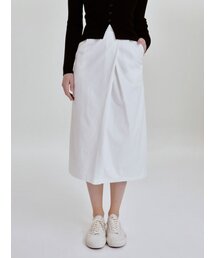 Lona wrap skirt (white)