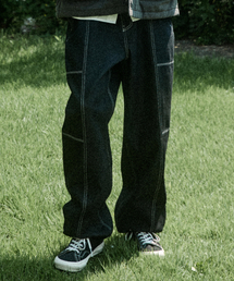COMONINOZ（コモニノズ）の「NOZ WIDE PANTS [BLACK]（スウェットパンツ）」